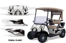 Golf Cart Graphics Decals Stickers for E-Z-GO TXT 1994-2013 TRIBALFLAMES K W