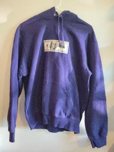 Supreme Sweat à capuche billet de cent dollars taille M