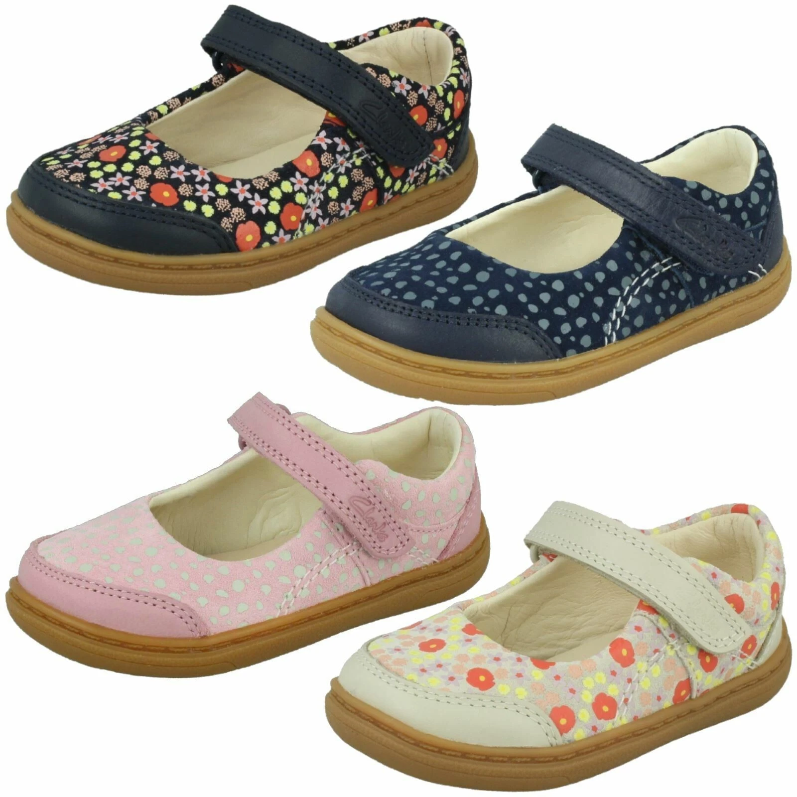 Scarpa casual Clarks per bambina FlashBright T