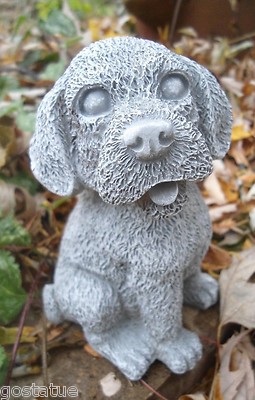 Latex dog mold concrete plaster mould  5'' H x 3'' W multi breed easy to paint