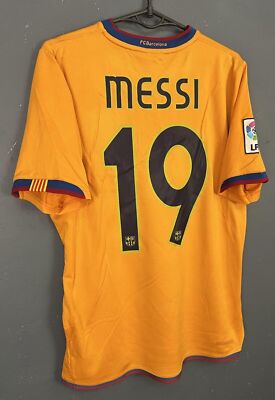 MENS LIONEL MESSI #19 FC BARCELONA 2007/2008 FOOTBALL SOCCER SHIRT