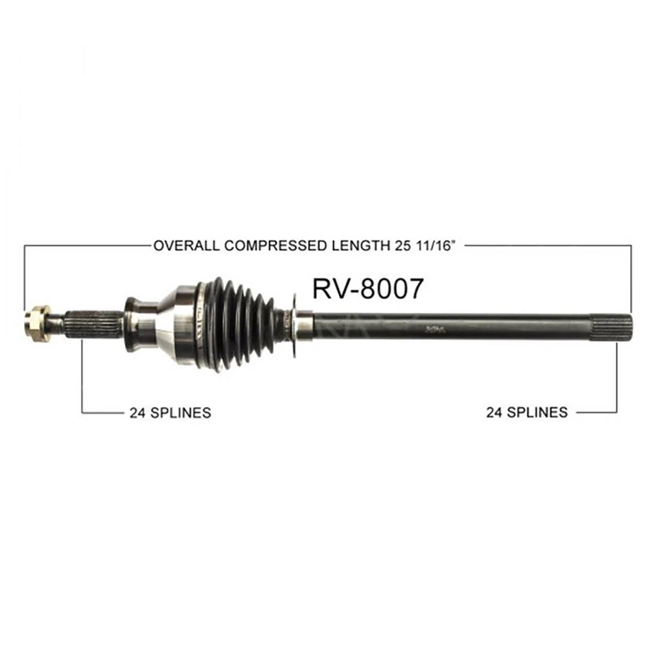 Par Surtrack eixo dianteiro esquerdo+direito CV eixo para 1999-2004 Land Rover Discovery - Imagem 4 de 4