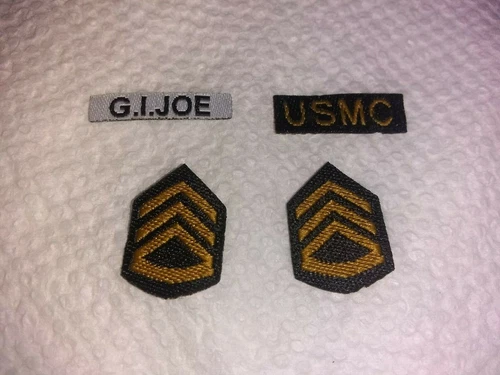 GI JOE 3SB Full Production miniature patch set for Marine Jungle Fighter