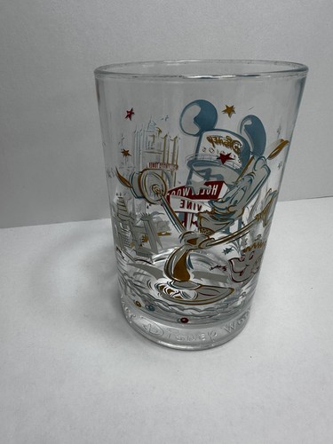 Collector The Magic Walt Disney World Studios Hollywood Vine Glass Cup McDonalds - Picture 5 of 15
