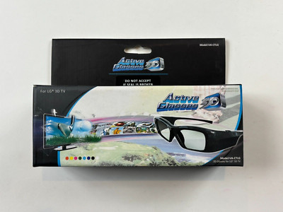 3d active glasses for LG 3-D TV's model #va-ctlg New and Sealed