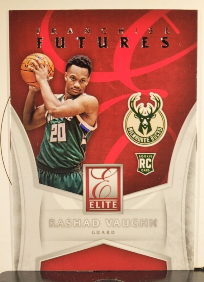 RASHAD VAUGHN RC #17 2015-16 Donruss Elite Franchise Futures Basketball - Bucks