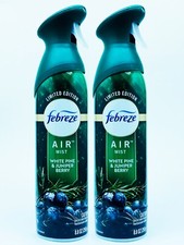 2 Febreze Air WHITE PINE JUNIPER BERRY Non-Aerosol Room Spray Freshener 8.8 oz