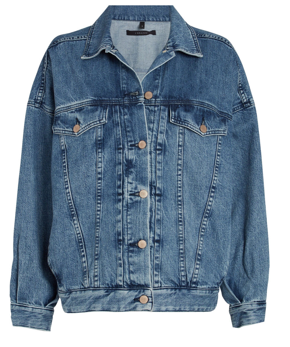 J Brand Drew Oversized Denim Jacket Sz L New | eBay J Brand Drew Oversized Denim Jacket Sz L New | eBay