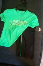 UNDER ARMOUR Boy's T-Shirt and Shorts Outfit 2-piece set Size 4,