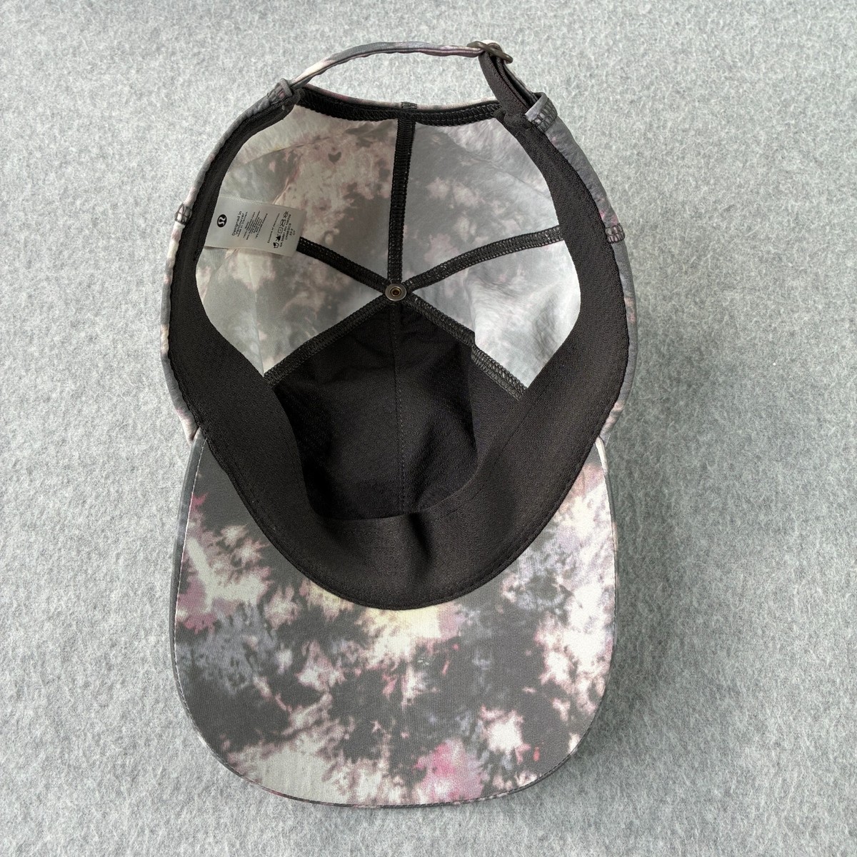 Lululemon Baller Hat Womens One Size Pink Gray Tie Dye 