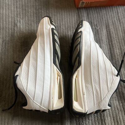 1999 Vintage Nike Wheresyagame White Black 11.5 Leather  display picture 3