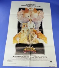 1970’s Original Retro Vtg Joseph Andrews Movie Poster 1977 One Sheet Folded