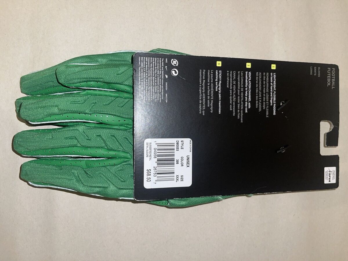 Nike Superbad 6.0 Football Gloves Green DM0053 398 Men's Nike Superbad 6.0 Football Gloves Green DM0053 398 Men's