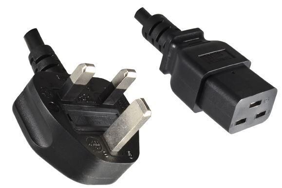 MicroConnect Power Cord UK Type G - C19  1.8M Power UK Type G to C19,