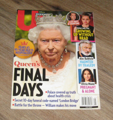 US magazine Queen Elizabeth OLIVIA MUNN Shiloh Jolie-Pitt TANIA Raymonde