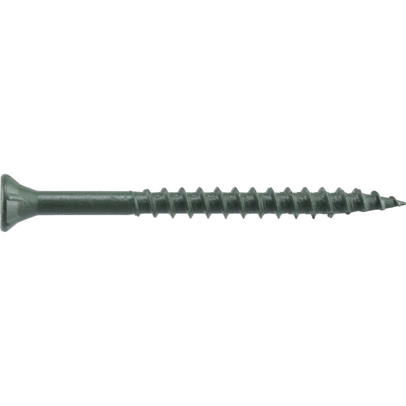 Deck Plus No. 10 3-1/2 Inch Star Drive Flat Head Exterior Deck Screws - 5 Lb Box By Hillman