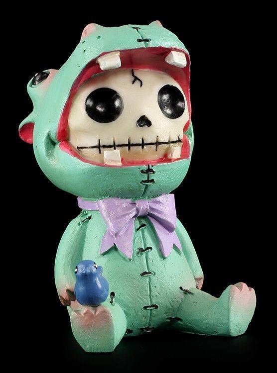 Furry Bones Figure - Hippo - Fantasy Hippopotamus Monster Decorative Statue