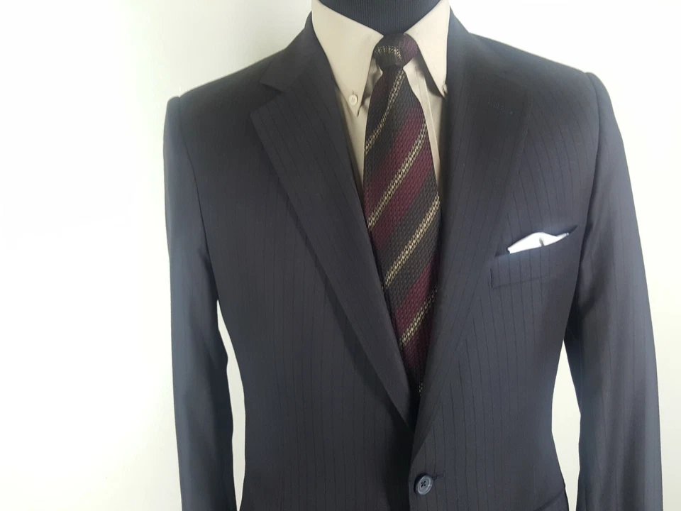 Abrigo Deportivo de Lana RICHARD JAMES Hecho en Inglaterra - Sin Pantalones 2 Btn EE. UU. Talla 42 Regular Foto 4 de 4