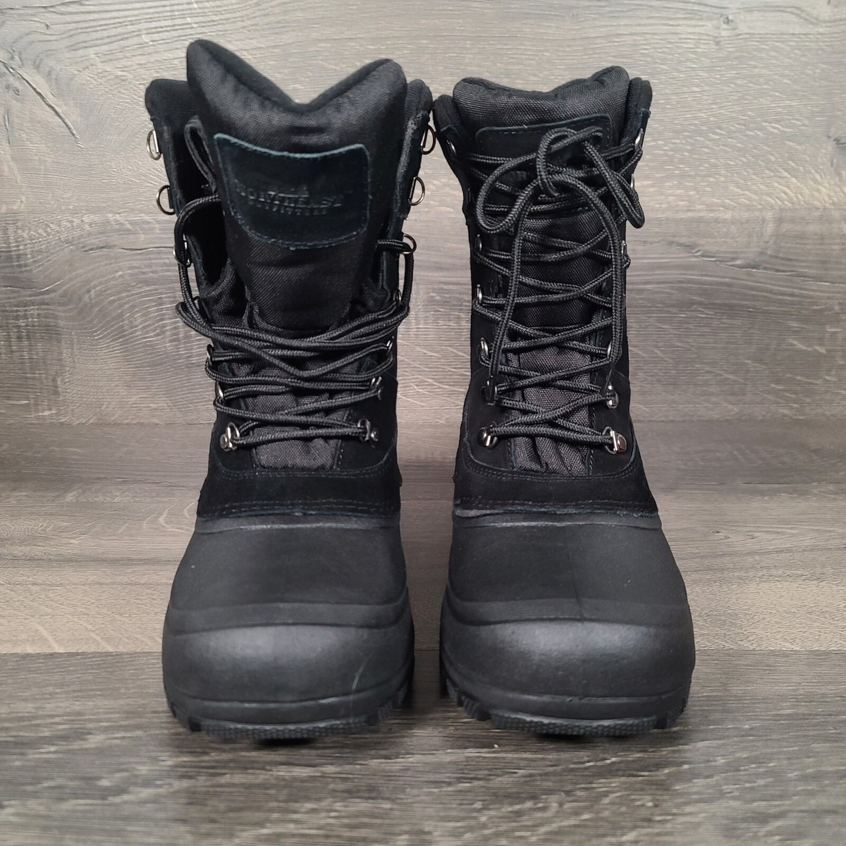Northeast Outfitters Kids Pac Winter Boots Size 5 Black 3M 