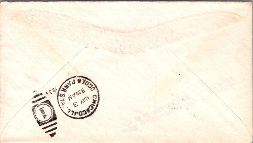 FDC 1939 SC #854 Nice Blue & Black Cachet - New York, Ny - Block Of 4 - J13511 - Image 2 of 2