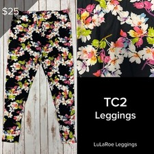 LuLaRoe NEW Leggings TC2 Tall Curvy 2 Buttery Soft Leggings Floral