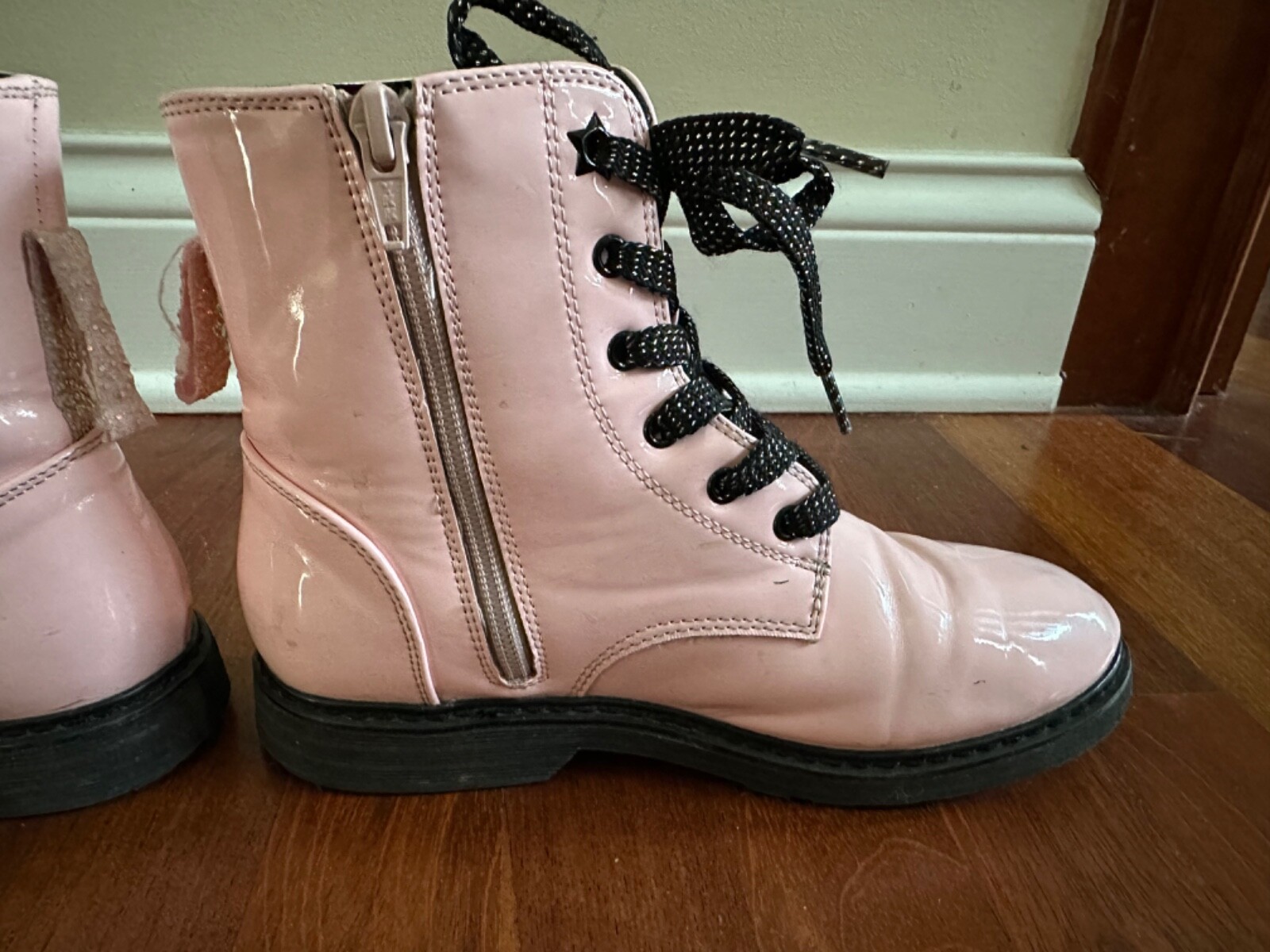 Kohls SO Roxana Girls Size 4 Pink Combat Boots/Shoes Kohls eBay