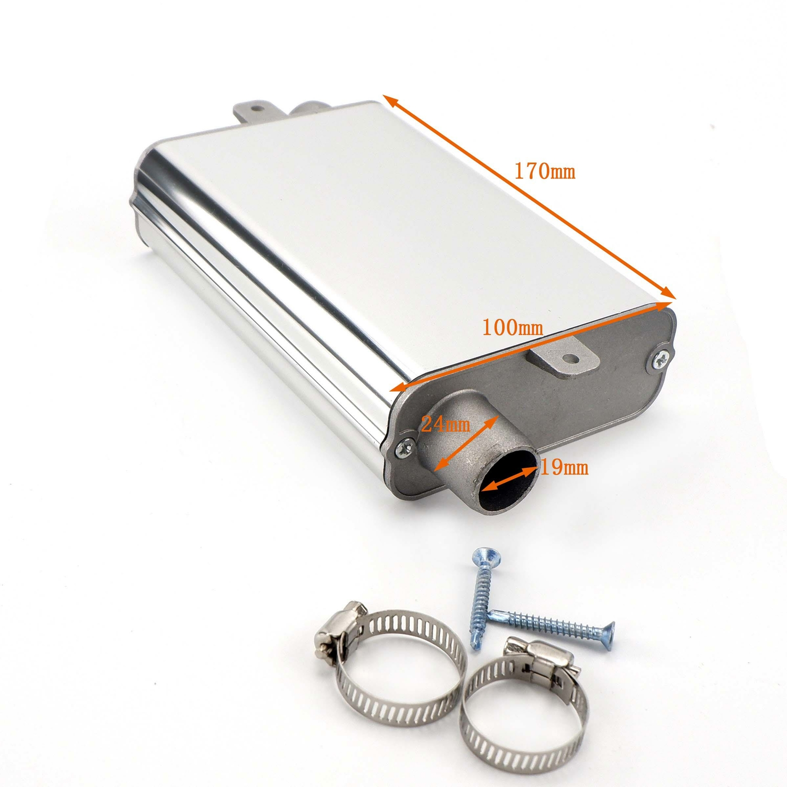 Upgraded 24mm Exhaust Pipe Silencer Muffler For Car Air Diesel Parking