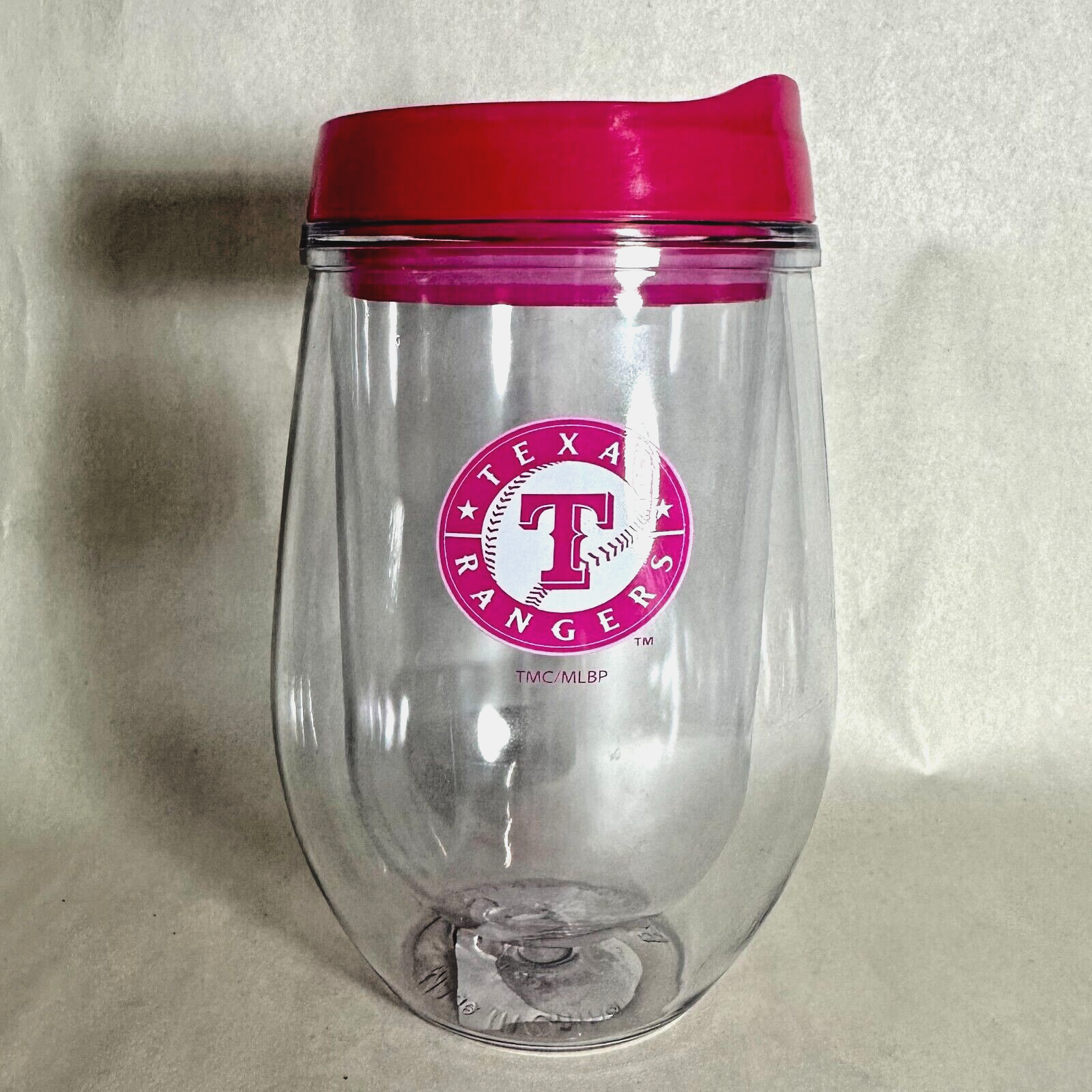 Texas Rangers Pvc Texas Rangers Insulated Plastic Cup MLB WINE GLASS Licensed The Memory ...