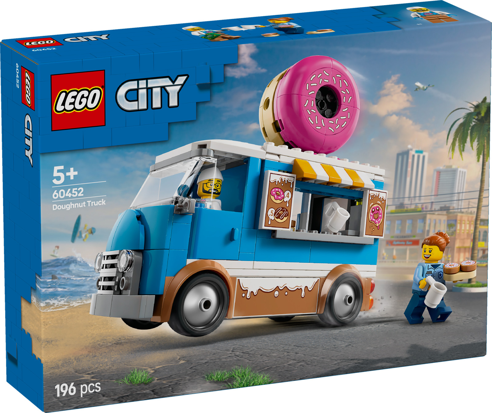 LEGO City 60452 Doughnut Truck Age 5+ 196pcs. Brand New And Sealed  5702017812427 | eBay UK