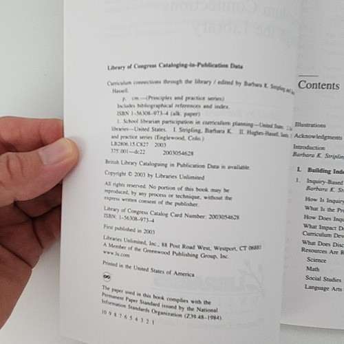 Curriculum Connections through the Library Stripling and Hughes-Hassell - 第 9/24 張圖片