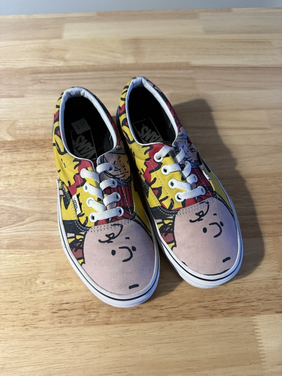 Vans x Peanuts Charlie Brown Snoopy Size 7 Sneaker Multicolor