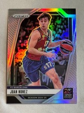 2024-25 Panini Prizm Euroleague Silver Juan Nunez #189 FC Barcelona