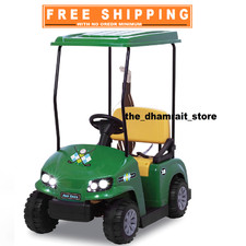 Kid Trax 12V Golf Cart Ride-On with Golf Accessories