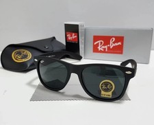 Ray-Ban RB2140 Wayfarer Sunglasses Black Frame Glass Gray Lens 50-22 mm