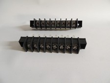 2 pk 8‑pole 9.5 mm pitch 300 V 25 A Panel Mount (Not Surface) terminal block