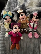 Disney Store set of 4 Minnie Mouse Plush Bean Bag-8  