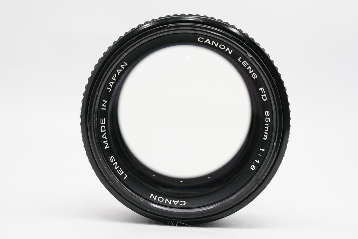 Near MINT] Canon NFD New FD 85mm F1.8 MF Portrait Lens From JAPAN