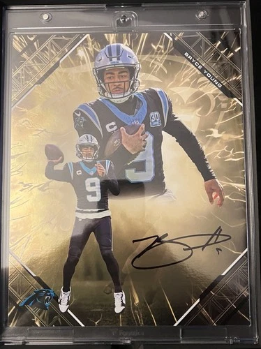 2025 Fanatics Emanate Football Gold 24/50Bryce Young Auto Carolina Panthers NFL