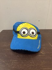 Universal Studios Despicable Me Minion Jerry Kids Baseball Cap Blue And Yellow