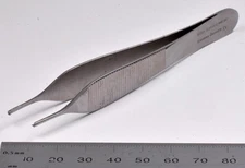 Miltex #MH6-120 Adson Tissue Forceps 4¾" Surgical 1x2 Teeth Germany Stainless