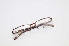 KENNETH COLE REACTION KC704 Col 048 Satin Brown 53-18-135 Frames Flex Hinge B288