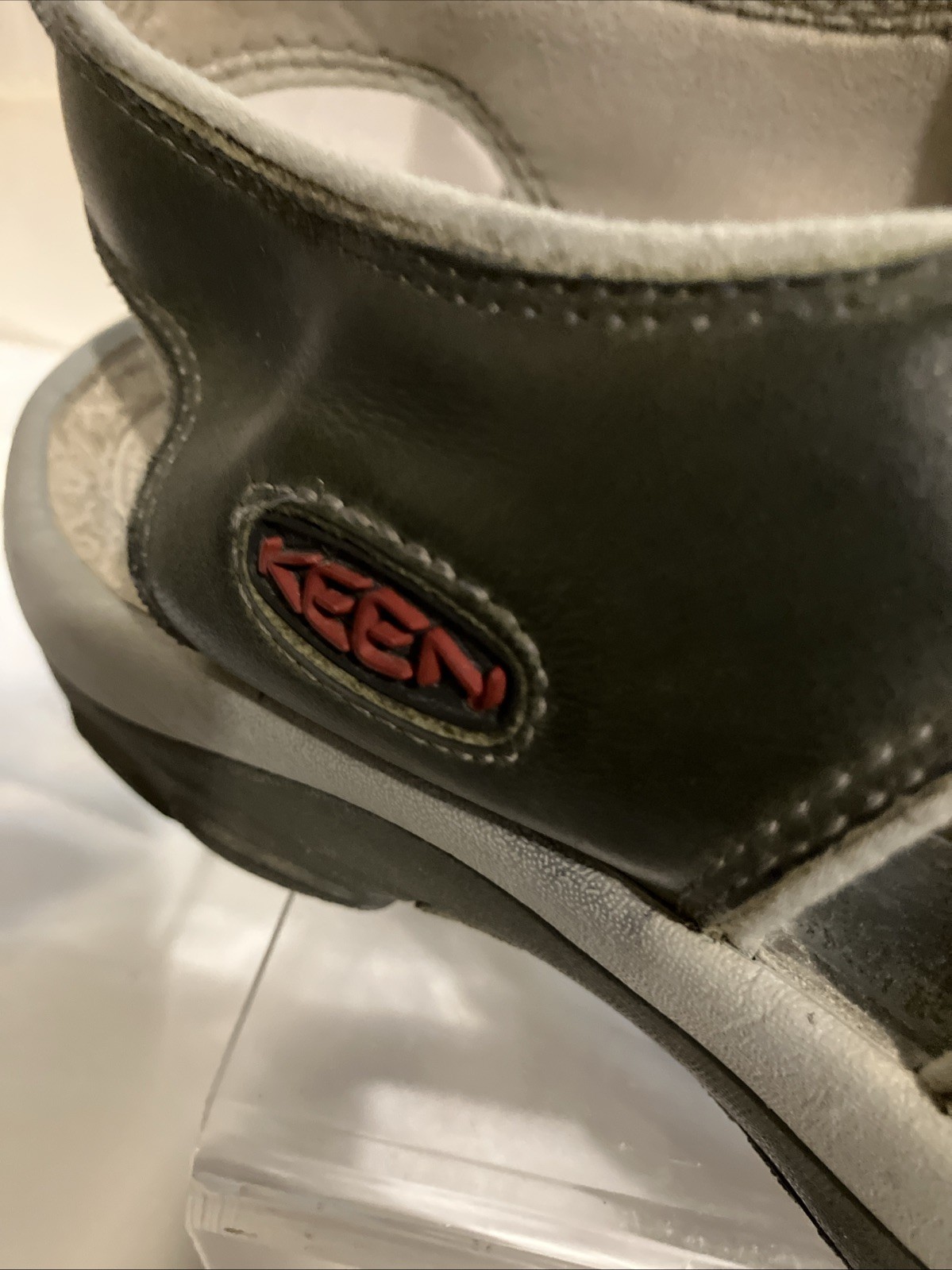 Sandali da trekking KEEN Newport uomo 13 larghi nero grigio acciaio impermeabili pelle