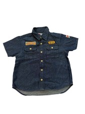Mcdonald's Size 110 Vintage Mckids Short Sleeve Shirt Kids Rare fast Model Limit