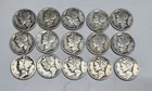 Lot # 1310 - 1.50 Face Value Mercury Dimes - 90% Silver - Unknown Grade