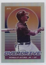 2021 Panini Chronicles Overdrive Holo Prizm Ronald Acuna Jr #20 0yy3