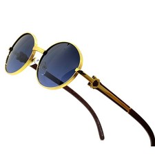 Sunglasses Blue Lens Men's Trendy Fashion Shades Sophisticated Stylish Casual