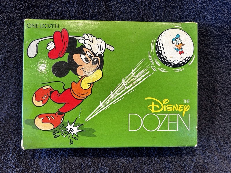 Vintage Titleist Disney Dozen 12 Character Golf Balls Lithium Surlyn Covered  