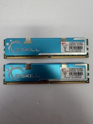 LOT OF 2 G Skill F2-8500CL5D-4GBPK 4GB (2GBx2) DDR2 Desktop RAM, WORKING