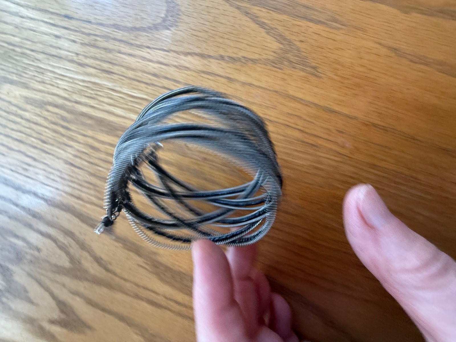 4 Memory wire bracelets SET 4 Adjustable spiral w… - image 12