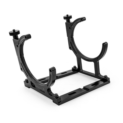 Nitrous Oxide Nos Black Billet Aluminum Single Bottle Holder Bracket [Black] - Foto 2 di 5